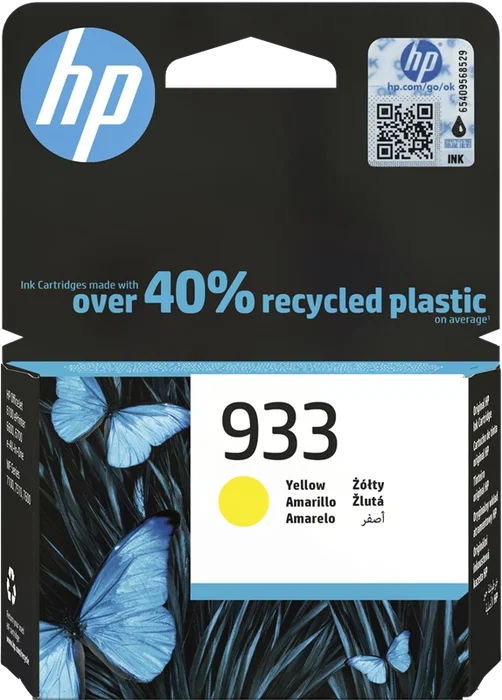 HP 933 Cartucho de tinta amarillo original CN060AE HP 933 Cartucho de tinta amarillo original CN060AE