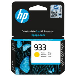 HP Cartucho de tinta original 933 Amarillo, Rendimiento Estándar, 330 páginas