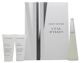 Issey Miyake L'eau d'Issey Set de Regalo 50ml EDT + 50ml Loción Corporal + 50ml Crema de Ducha