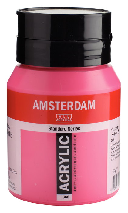Amsterdam Standard Series Color Acrílico Rosa Quinacridona 366 de 500 ml Amsterdam Standard Series Color Acrílico Rosa Quinacridona 366 de 500 ml