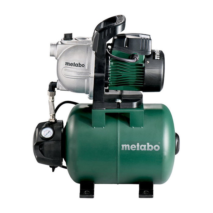 Metabo HWW 4000/25 G Bomba Elevadora de Presión 1100W 4.6bar 4000 l/h IPX4 para Riego y Suministro de Agua