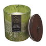 Home Deco Factory Vela Perfumada Wild Colección Natural Wild, Aroma Surtido (Camelia/Exotique/Passion) con Tapa de Madera, 130g, Duración 18h, 8.5cm de Altura