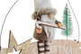DKD Home Decor Decoración Colgante de Madera 22,5x4x25 cm Surtido de 2 unidades