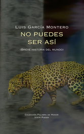 No puedes ser así, Luis García Montero - VISOR EDITORIAL