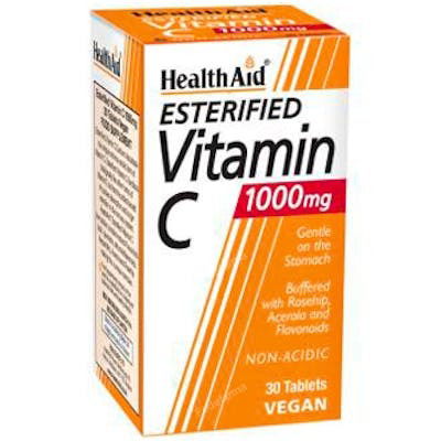 HEALTH AID Vitamina C Esterificada 1000Mg 30 Comprimidos Veganos HEALTH AID Vitamina C Esterificada 1000Mg 30 Comprimidos Veganos