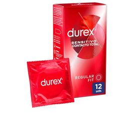 Durex Preservativos Sensitivo Contacto Total Súper Fino, 12 Unidades