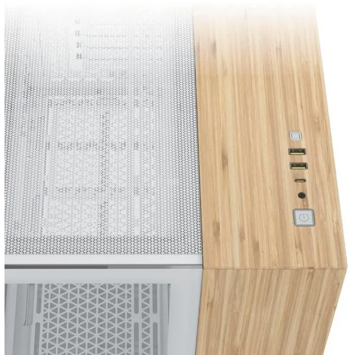 Corsair CC-9011288-WW 2500X Caja de PC mATX Blanco/Bambú Corsair CC-9011288-WW 2500X Caja de PC mATX Blanco/Bambú