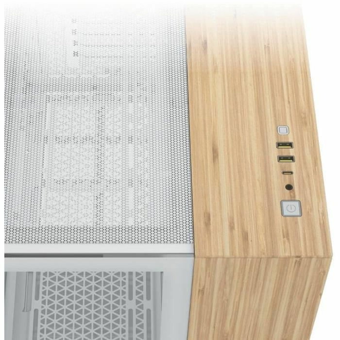 Corsair 2500X Blanco/Bambú con Vidrio Templado
