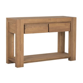 DKD Home Decor Consola Marron Teca Reciclada 120 x 40 x 78 cm