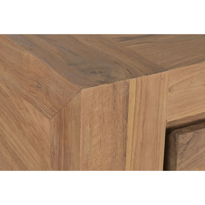 DKD Home Decor Consola Marron Teca Reciclada 120 x 40 x 78 cm