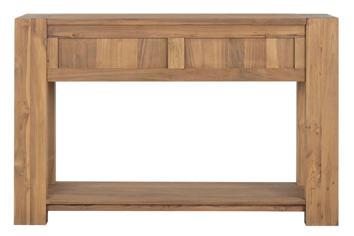 DKD Home Decor Consola Marron Teca Reciclada 120 x 40 x 78 cm