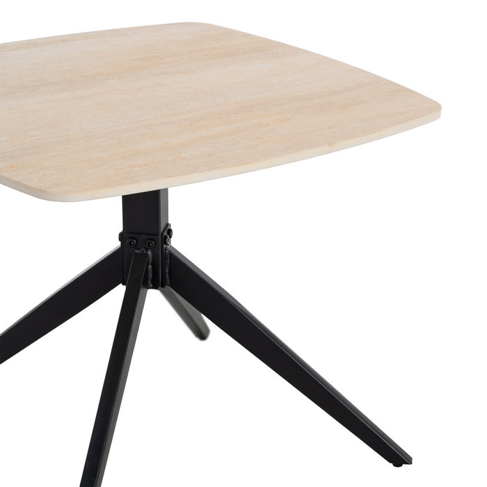 Mesa Centro Travertino 60 X 60 X 50 cm