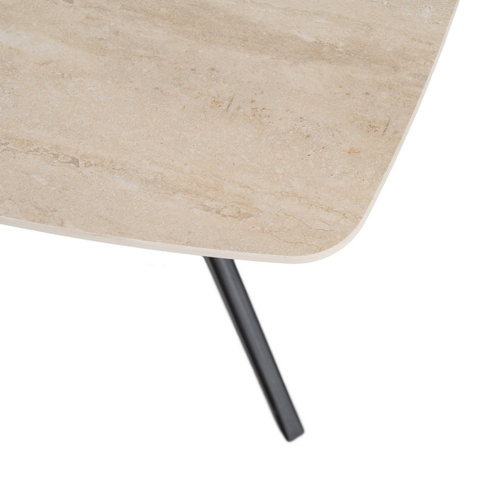 Mesa Centro Travertino 60 X 60 X 50 cm