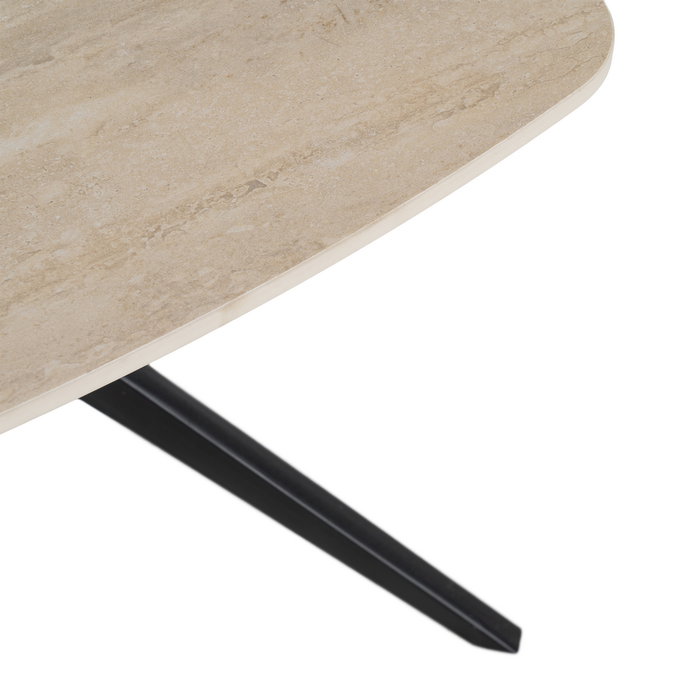 Mesa Centro Travertino 60 X 60 X 50 cm