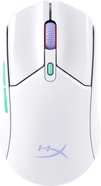 HyperX Pulsefire Haste 2 Core - Ratón Gaming Alámbrico Ultraligero, Blanco / 8R2E7AA