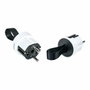 Simon Clavija extraplana 2p+tt schuko salida lateral 16 A 250 V blanca