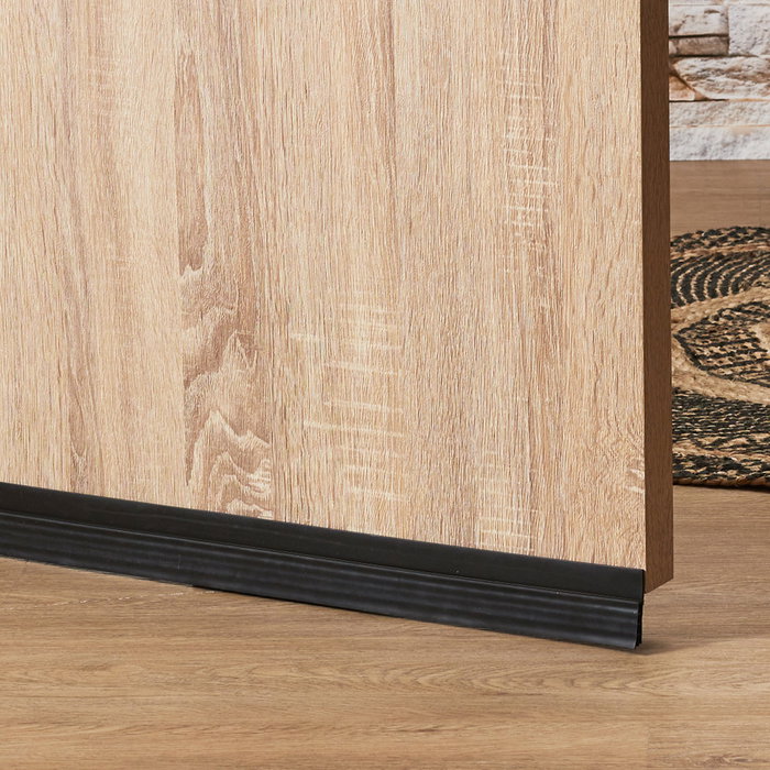 Je cherche une Idee Burlete de Puerta Adhesivo de Silicona, 100 cm, Aislamiento Contra Corrientes de Aire, Blanco o Negro