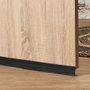 Je cherche une Idee Burlete de Puerta Adhesivo de Silicona, 100 cm, Aislamiento Contra Corrientes de Aire, Blanco o Negro
