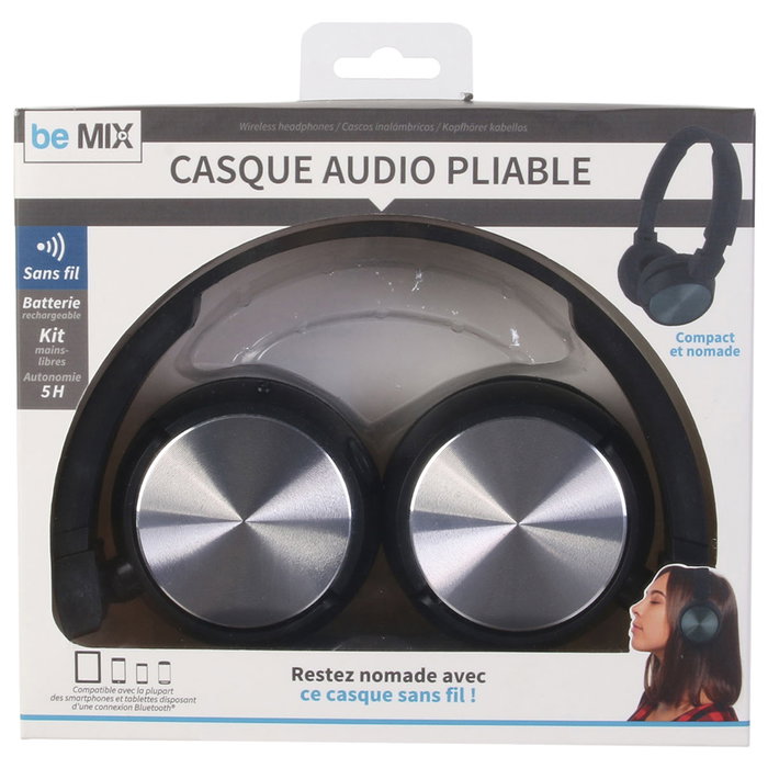 Be Mix Cascos Plegables Bluetooth
