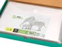Liderpapel Cartulina Blanca A4 180g/m² - Paquete de 25+5 Hojas en Carpeta Dossier Transparente con Cierre de Velcro