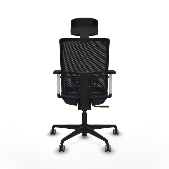 PIQUERAS Y CRESPO Silla de oficina Yunquera con mecanismo Sincro, Azul marino y Negro PIQUERAS Y CRESPO Silla de oficina Yunquera con mecanismo Sincro, Azul marino y Negro