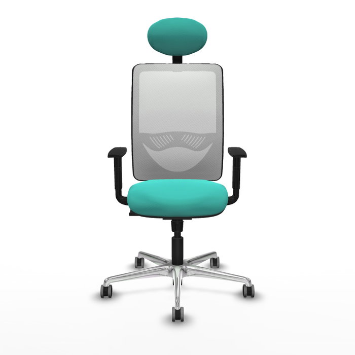 PIQUERAS Y CRESPO Silla de oficina Zulema Turquesa y Blanco PIQUERAS Y CRESPO Silla de oficina Zulema Turquesa y Blanco