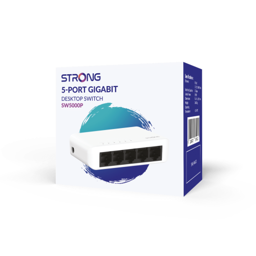 Strong SW5000P Switch Gigabit Ethernet Blanco Strong SW5000P Switch Gigabit Ethernet Blanco