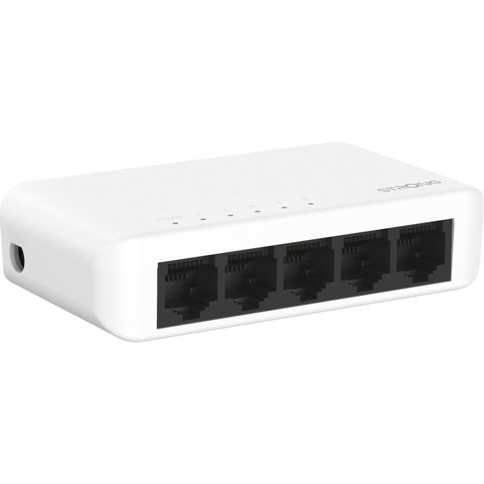 Strong SW5000P Switch Gigabit Ethernet de 5 Puertos Blanco Strong SW5000P Switch Gigabit Ethernet de 5 Puertos Blanco