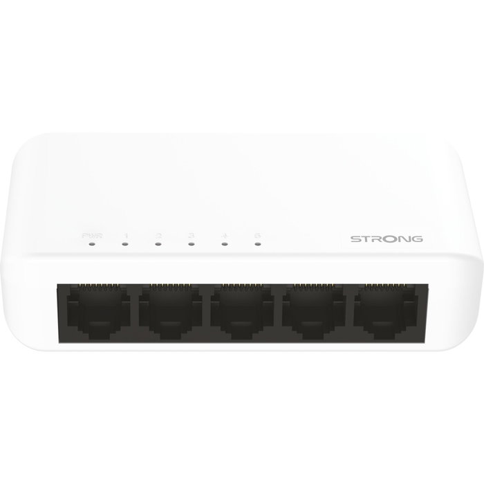 Strong SW5000P Switch Gigabit Ethernet de 5 Puertos Blanco Strong SW5000P Switch Gigabit Ethernet de 5 Puertos Blanco