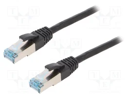 LogiLink Patch Cord Cat.6a S/FTP 1m Negro CQ6035S PUR IP20