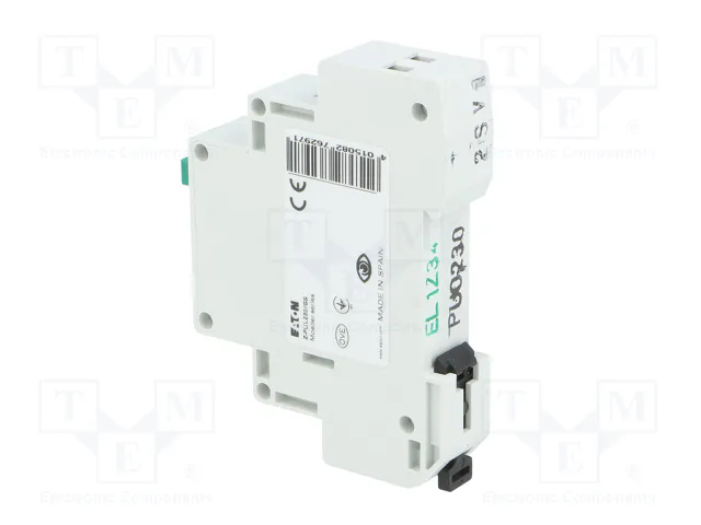 EATON ELECTRIC Interruptor de botón Z-PU Verde con LED