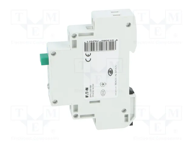 EATON ELECTRIC Interruptor de botón Z-PU Verde con LED