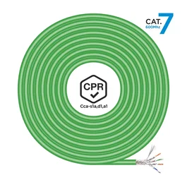 Aisens Bobina de Cable de Red Cat.7 S/FTP AWG23 305m Verde