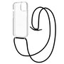 Muvit Funda Recycletek para Apple iPhone 15 con Cordón, Transparente, Material Reciclado GRS, Ecoamigable