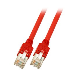 EFB Elektronik Cable de parcheo Cat.5e SF/UTP LSZH 1 m Rojo