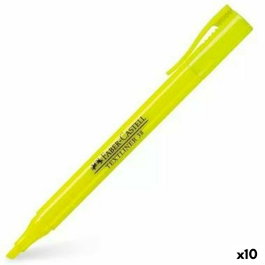 Faber Castell Textliner 38 Marcador Fluorescente Amarillo (Set de 10)