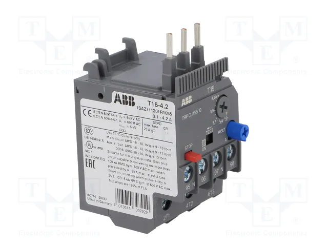 ABB Relé térmico AF 3,1-4,2A ABB Relé térmico AF 3,1-4,2A