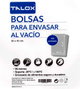 TALOX 100 Bolsas para Envasar al Vacío 90 µ 30cm x 40cm Pack 100 U