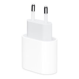 Apple Adaptador de Corriente USB-C de 20W - Carga Rápida para iPhone 11, iPhone SE y Otros Dispositivos Compatibles (Cable No Incluido)
