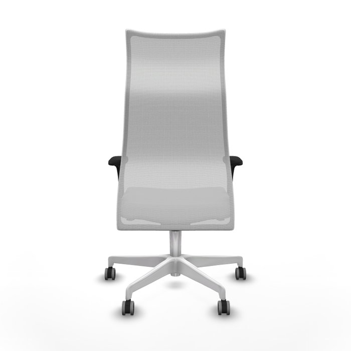 PIQUERAS Y CRESPO Sillón Albacete con mecanismo Sincro, Gris claro y Blanco