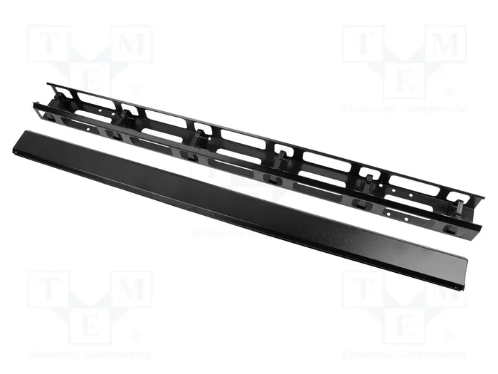Lanberg Organizador de Cables Vertical 22U Negro (2 unidades)