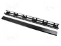 Lanberg Organizador de Cables Vertical 22U Negro (2 unidades)