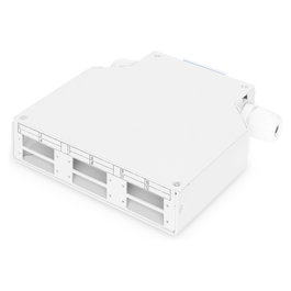 Digitus DN-96890 Distribuidor de carril DIN de fibra óptica SC Gris