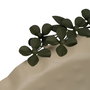 Bandeja Flores Beige-Verde Metal 43 X 31 X 5 cm