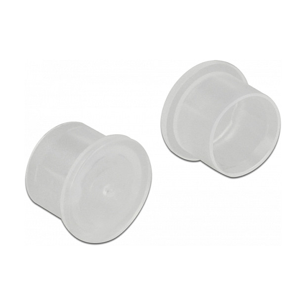 DeLOCK 60163 Cubierta antipolvo para SMA plug, Transparente, 10 unidades