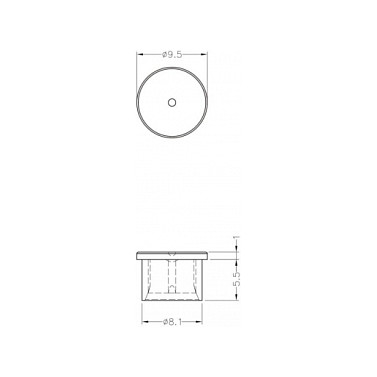DeLOCK 60163 Cubierta antipolvo para SMA plug, Transparente, 10 unidades