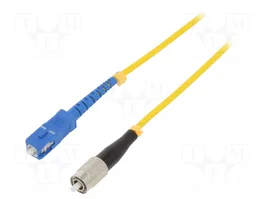QOLTEC Cable de conexión de fibra óptica FC/UPC a SC/UPC, 15m, 9/125µm