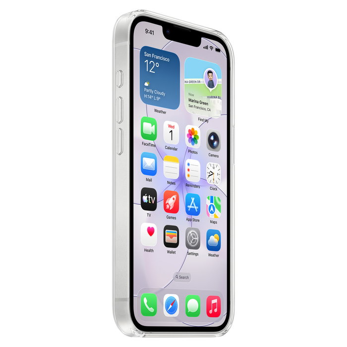 Apple iPhone 17e Clear Case con MagSafe - Funda transparente y protectora, compatible con cargador inalámbrico