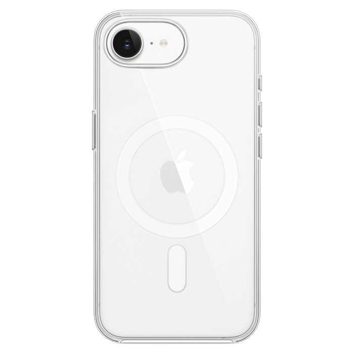 Apple iPhone 17e Clear Case con MagSafe - Funda transparente y protectora, compatible con cargador inalámbrico