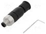 HARTING Conector M8 Macho de 3 Pines Recto IP67